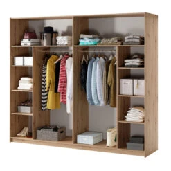 Armoire 2 Portes Grand Modèle Avec Miroir Nantes -Promos Meubles Boutique armoire 2 portes grand modele avec miroir nantes 2