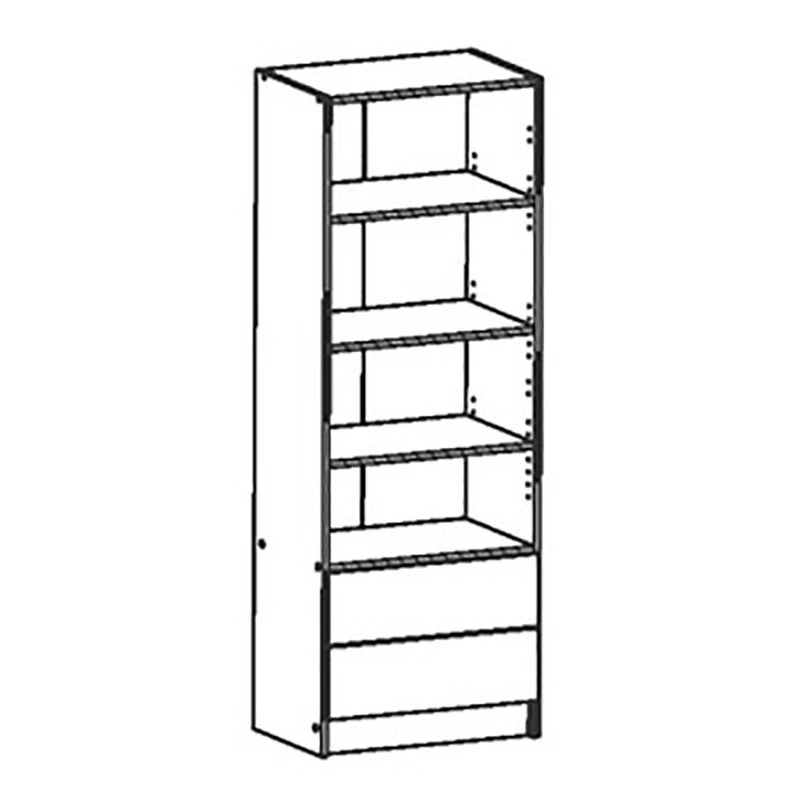 Demeyere Armoire Lingère 2 Portes 2 Tiroirs Laud 5 Demeyere Armoire Lingère 2 Portes 2 Tiroirs Laud – Image 3