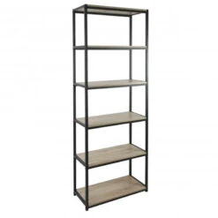 Bibliothèque 5 étagères Woody -Promos Meubles Boutique bibliotheque 5 etageres woody 1