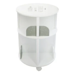 Bibliothèque Ronde Petite Histoire Enfant Roulettes Gris Atmosphera 10 Bibliothèque Ronde Petite Histoire Enfant Roulettes Gris Atmosphera -Promos Meubles Boutique bibliotheque ronde petite histoire enfant roulettes gris atmosphera 3