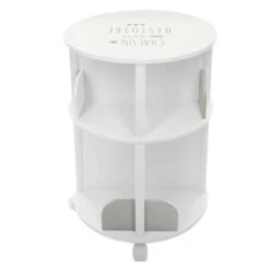 Bibliothèque Ronde Petite Histoire Enfant Roulettes Gris Atmosphera 11 Bibliothèque Ronde Petite Histoire Enfant Roulettes Gris Atmosphera -Promos Meubles Boutique bibliotheque ronde petite histoire enfant roulettes gris atmosphera 4