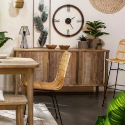 Buffet 3 Portes En Acacia Banila Atmosphera -Promos Meubles Boutique buffet 3 portes en acacia banila atmosphera 5