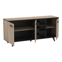 Demeyere Buffet Bas Bruce 3 Portes 3 Niches -Promos Meubles Boutique buffet bas bruce 3 portes 3 niches 3