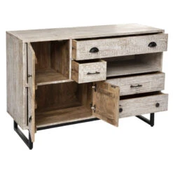 Buffet En Bois De Manguier Ajay Atmosphera -Promos Meubles Boutique buffet en bois de manguier ajay atmosphera 2