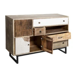 Buffet En Bois De Manguier Koval Nuances Unies Atmosphera -Promos Meubles Boutique buffet en bois manguier koval nuances unies atmosphera 3