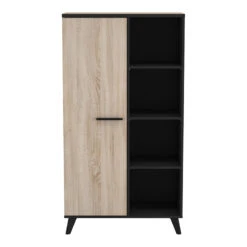 Demeyere Buffet Haut Bruce 1porte 4 Niches -Promos Meubles Boutique buffet haut bruce 1porte 5 niches 2