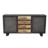 Buffet Métal Et Bois Jodhpur 2 Portes 4 Tiroirs 2 Buffet Métal Et Bois Jodhpur 2 Portes 4 Tiroirs -Promos Meubles Boutique buffet metal et bois jodhpur 2 portes 4 tiroirs