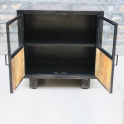 Buffet Métal Et Bois Jodhpur 2 Portes -Promos Meubles Boutique buffet metal et bois jodhpur portes 2