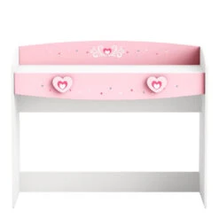 Demeyere Bureau 1 Tiroir Anastasia Rose Et Blanc -Promos Meubles Boutique bureau 1 tiroir mulan rose et blanc 2