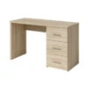Bureau Open 3 Tiroirs Coloris Chêne -Promos Meubles Boutique bureau open 3 tiroirs coloris chene