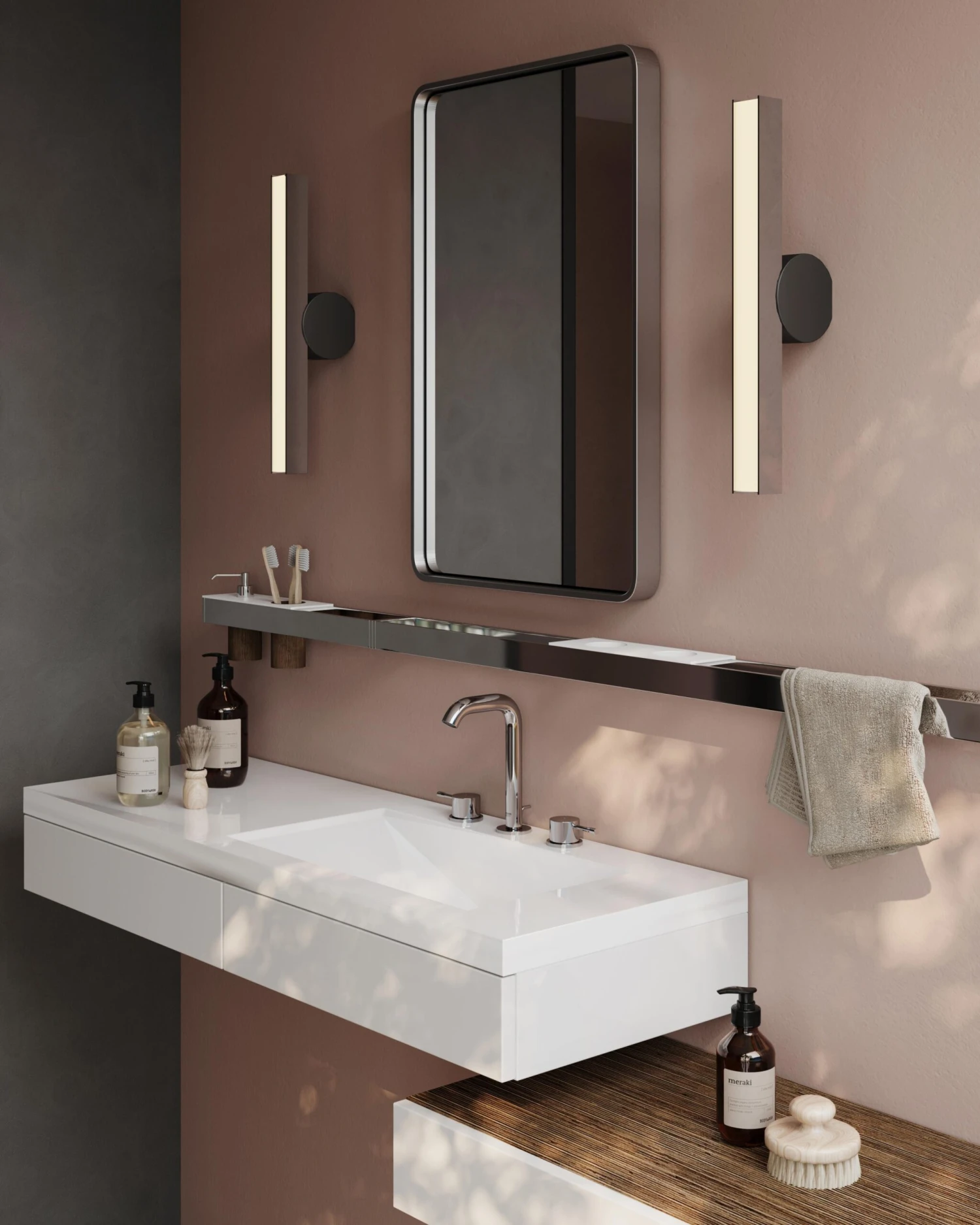 Ip Calee V3 Satin Graphite And Brass Wall Light By POOL 7 Ip Calee V3 Satin Graphite And Brass Wall Light By POOL – Image 5