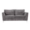 Canapé 2 Places Isla Velours Côtelé Gris -Promos Meubles Boutique canape 2 places isla gris