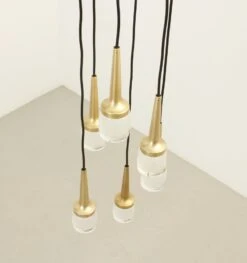 Large Cascade Chandelier With Six Lights By Staff, Germany, 1960s -Promos Meubles Boutique cascada staff 9028 6 10 big master