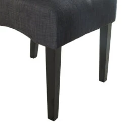 Demeyere Chaise Elite Tissu Gris Foncé -Promos Meubles Boutique chaise elite gris fonce 3