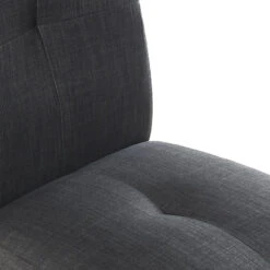 Demeyere Chaise Elite Tissu Gris Foncé -Promos Meubles Boutique chaise elite gris fonce 5