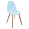 Chaise Enfant Pieds Bois Atmosphera Bleu -Promos Meubles Boutique chaise enfant pieds bois atmosphera bleu