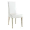 Demeyere Chaise Dossier Haut Blanc PU Guevara -Promos Meubles Boutique chaise ernesto blanc