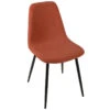 Chaise Tissu Et Métal Tyka Terracotta Atmosphera 2 Chaise Tissu Et Métal Tyka Terracotta Atmosphera -Promos Meubles Boutique chaise tissu et metal tyka terracotta atmosphera