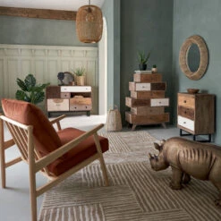 Chevet 3 Tiroirs Unis Koval Atmosphera -Promos Meubles Boutique chevet 3 tiroirs unis atmosphera 1 4