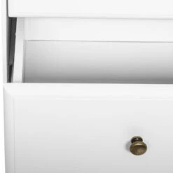 Chiffonnier Blanc 5 Tiroirs Solen Atmosphera -Promos Meubles Boutique chiffonnier blanc 5 tiroirs solen atmosphera 6