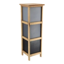 Chiffonnier Petit Modèle 3 Tiroirs Dégradé Gris -Promos Meubles Boutique chiffonnier petit modele 3 tiroirs degrade de gris 2