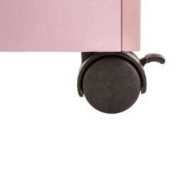 Coffre à Roulettes Pour Enfant Coloris Rose Atmosphera -Promos Meubles Boutique coffre a roulettes pour enfant coloris rose 2