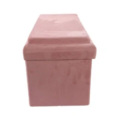 Coffre Banc Pliable Rose Compatible Briques -Promos Meubles Boutique coffre banc pliable rose compatible briques 6