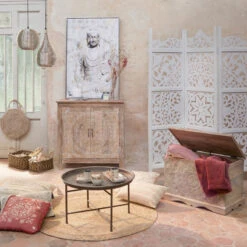 Coffre Chambre Shirel En Bois Blanchi Atmosphera -Promos Meubles Boutique coffre chambre shirel en bois blanchi atmosphera 3