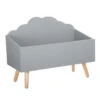 ATMOSPHERA Coffre De Rangement Nuage Gris Atmosphéra 1 ATMOSPHERA Coffre De Rangement Nuage Gris Atmosphéra -Promos Meubles Boutique coffre de rangement nuage gris atmosphera