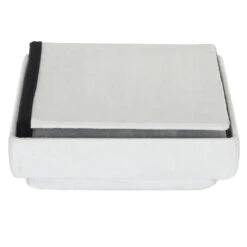 Coffre Pouf Pliable Gris Compatible Briques -Promos Meubles Boutique coffre pouf pliable gris compatible briques 4