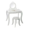 Coiffeuse Avec Tabouret Enfant Blanc Atmosphera 1 Coiffeuse Avec Tabouret Enfant Blanc Atmosphera -Promos Meubles Boutique coiffeuse avec tabouret pour enfant blanche