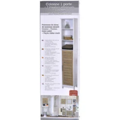 Colonne Salle De Bain Bicolore Stockholm -Promos Meubles Boutique colonne salle de bain bicolore 2