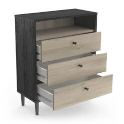 Demeyere Commode 3 Tiroirs Industriel Arty -Promos Meubles Boutique commode 3 tiroirs industriel arty 3