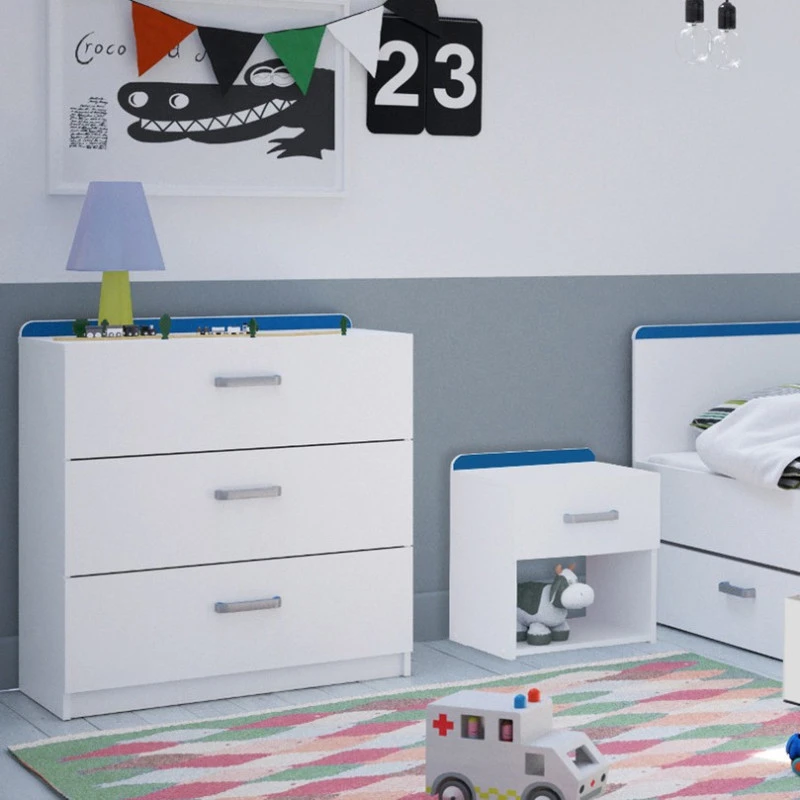 Demeyere Commode 3 Tiroirs Reverso Rose Ou Bleu 4 Demeyere Commode 3 Tiroirs Reverso Rose Ou Bleu â Image 2