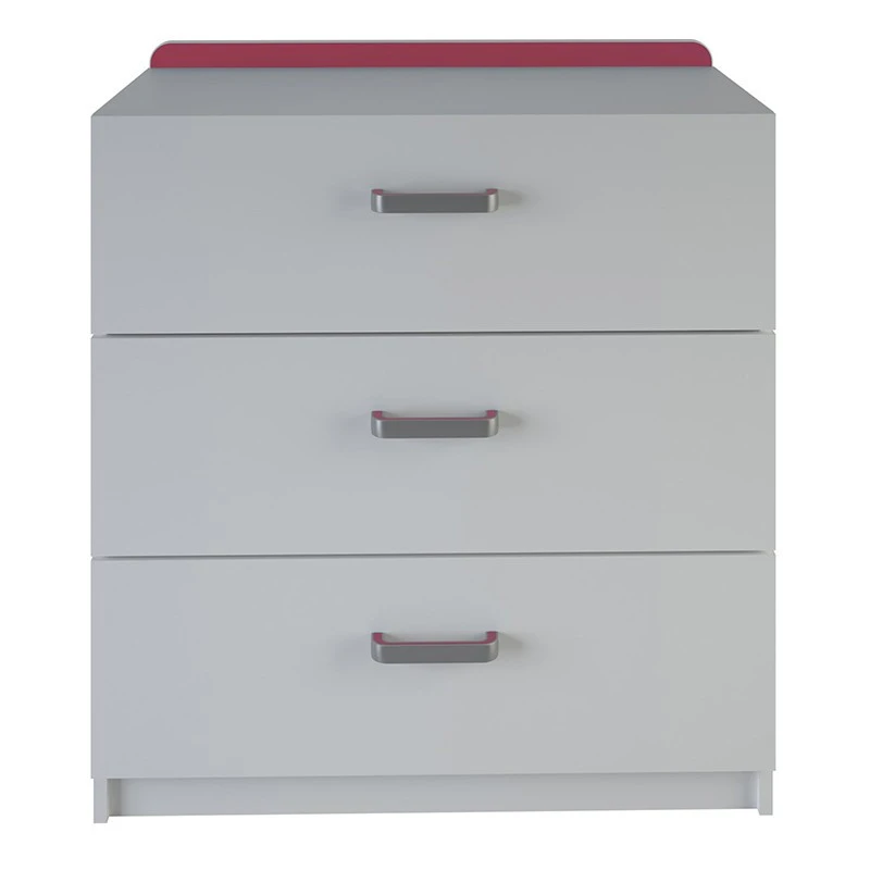 Demeyere Commode 3 Tiroirs Reverso Rose Ou Bleu 6 Demeyere Commode 3 Tiroirs Reverso Rose Ou Bleu â Image 4