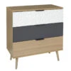 Commode 3 Tiroirs Scandinave Sven -Promos Meubles Boutique commode 3 tiroirs scandinave sven
