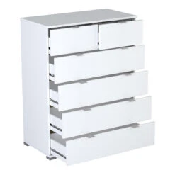 Demeyere Commode 4+2 Tiroirs Blanche Perfect -Promos Meubles Boutique commode 42 tiroirs blanche perfect 3