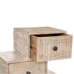 Commode Ajay 6 Tiroirs Bois Massif Atmosphera -Promos Meubles Boutique commode ajay 6 tiroirs bois massif atmosphera 4