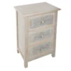 Commode Bois 3 Tiroirs Hina Atmosphera -Promos Meubles Boutique commode bois 3 tiroirs hina atmosphera
