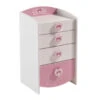 Demeyere Commode Enfant 4 Tiroirs Anastasia Rose Et Blanche 1 Demeyere Commode Enfant 4 Tiroirs Anastasia Rose Et Blanche -Promos Meubles Boutique commode enfant 4 tiroirs mulan rose et blanche