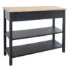 Console Damian Bois Gris Foncé Atmosphera -Promos Meubles Boutique console damian bois atmosphera