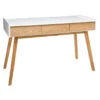 Console Sur Pieds Bois Elva Blanc Atmosphera -Promos Meubles Boutique console sur pieds bois elva blanc atmosphera