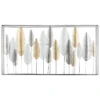 Déco Murale 135 Cm Plumes Métal Atmosphera