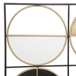 Déco Murale 76x102 Métal Zak Noir Et Doré Atmosphera -Promos Meubles Boutique deco murale 76x102 metal zak noir et dore atmosphera 2