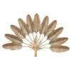 Déco Murale Métal 112x74 Feuilles Dorées Atmosphera -Promos Meubles Boutique deco murale metal 112x74 feuilles dorees atmosphera
