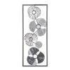 Déco Murale Métal Fleur Argent 25x61 Atmosphera -Promos Meubles Boutique deco murale metal fleur argent 25x61 atmosphera