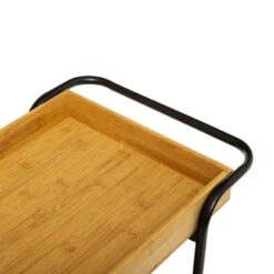 Desserte 3 Niveaux Bambou Et Métal 5Five -Promos Meubles Boutique desserte 3 niveaux bambou et metal 5five 3