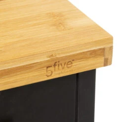 Desserte En Bambou Et Métal Nera 5five -Promos Meubles Boutique desserte en bambou et metal nera 5five 7