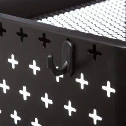 Desserte Métal Noir Roulettes 52 Cm 5five -Promos Meubles Boutique desserte metal noir roulettes 52 cm 5five 4