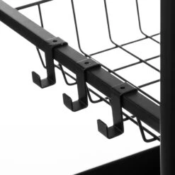 Desserte Paniers Métal Et Planche Amovible 5Five -Promos Meubles Boutique desserte paniers metal et planche amovible 5five 2